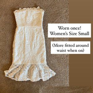 Beautiful Lulu's White Dress *PRICE DROP*